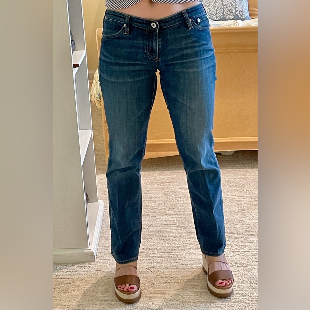Ag Adriano Goldschmied The Angelina Petite Bootcut Jean, size 27R